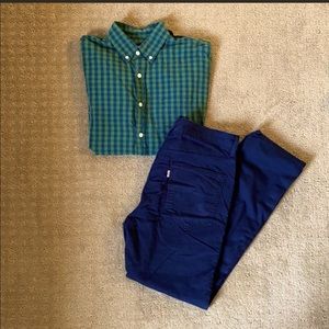 Plaid J. Crew button down